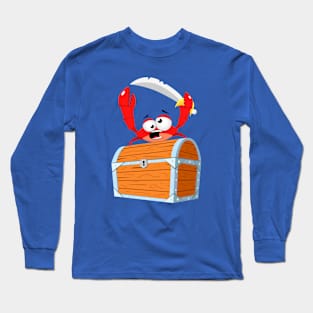 Pirate Crab Long Sleeve T-Shirt